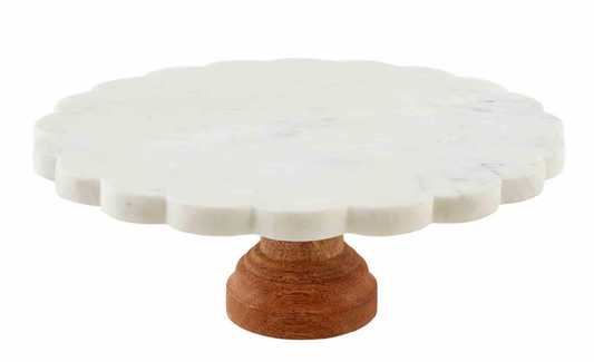 Scalloped Cake Stand