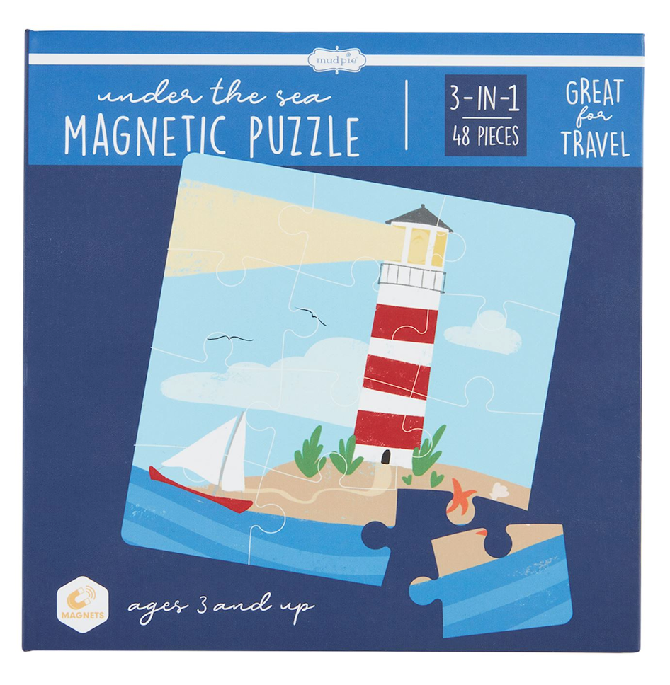 Blue Under The Sea Magnetic Puzzle Set