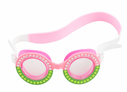 Pink/Green Swim Goggles