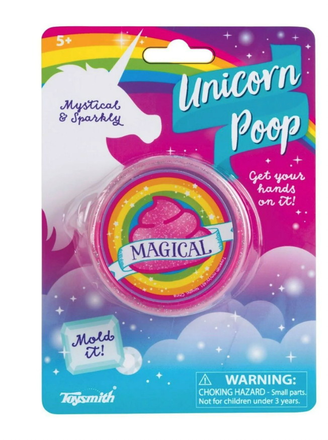 U. S. Toy Unicorn Poo Sticky Goop Slime Kid Toy 2.375"