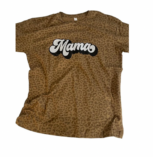 Mama Groovy Leopard Tee