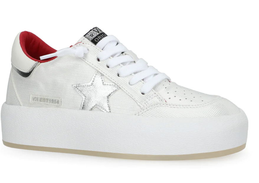 REAM 10 - WHITE/SILVER/RED