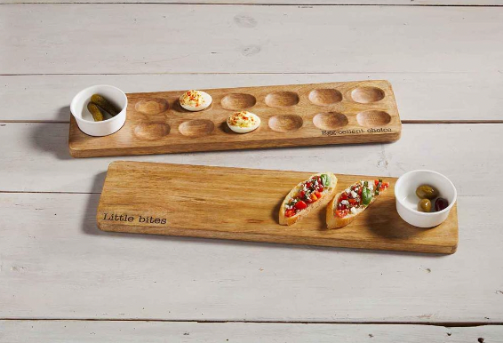 REVERSIBLE SERVING BOARD SET