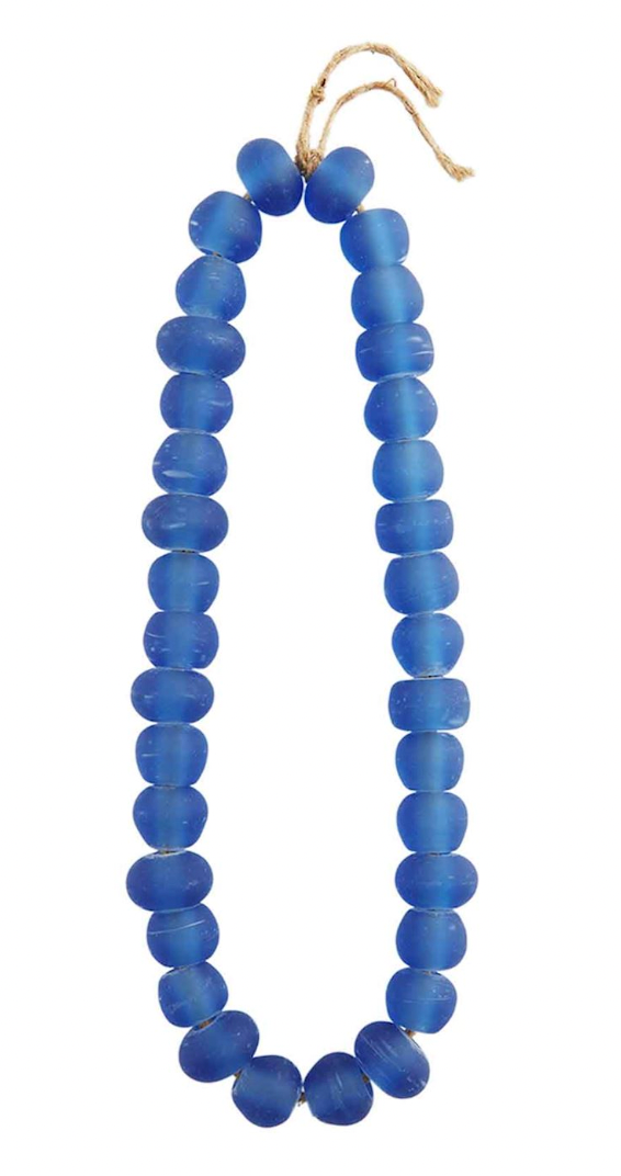 Blue Glass Beads