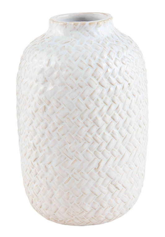 Large Textured Bud Vase