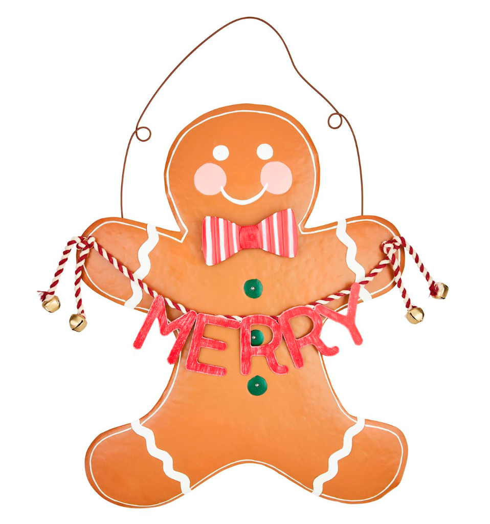 Gingerbread Man Door Hanger