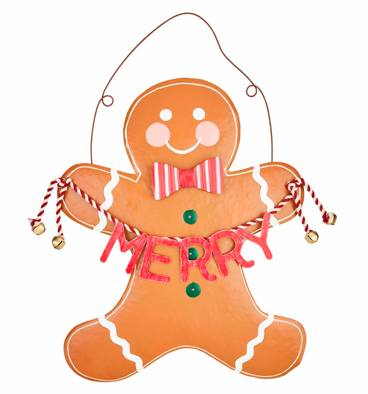 Gingerbread Man Door Hanger