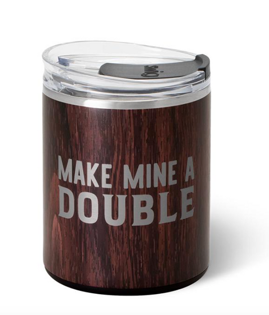 Make Mine A Double Lowball Tumbler (12oz)