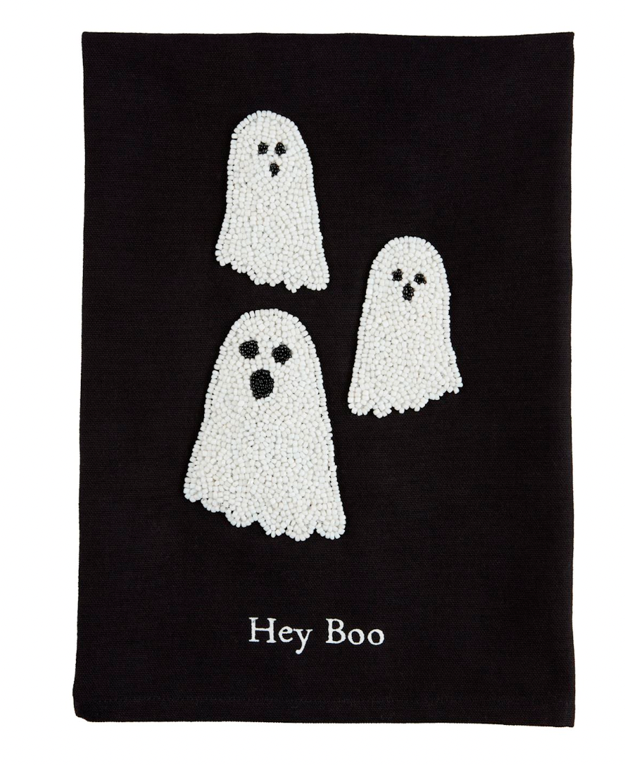 GHOST HALLOWEEN BEAD TOWEL