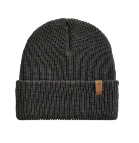 WOOL WATCH CAP, CHARCOAL