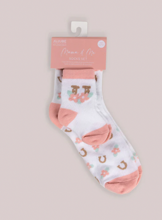 Mama & Me Matching Socks Set - Bloomin' Boot