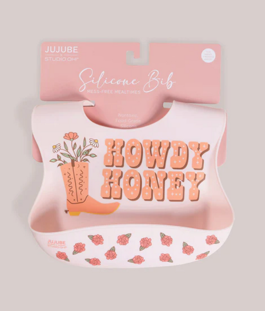 Silicone Bib - Bloomin' Boot