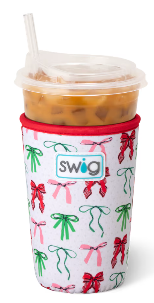 Ribbons and Bows Iced Cup Coolie 22oz