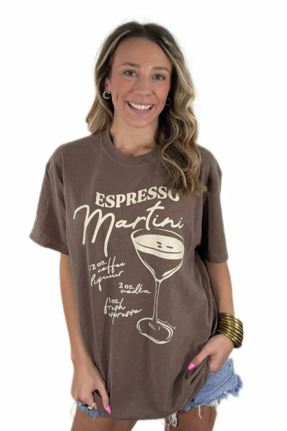 Espresso Martini T-Shirt - Comfort Color