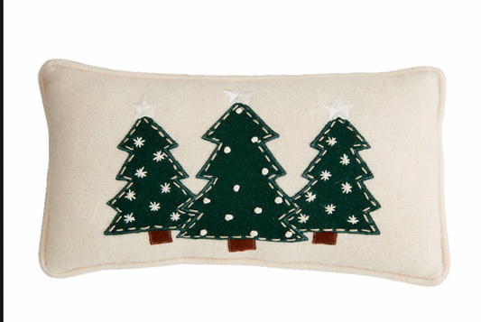 TREE XMAS MINI FELT PILLOWS