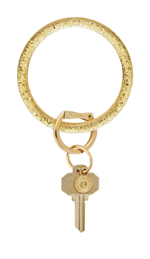 Resin Big O® Key Ring - Champagne