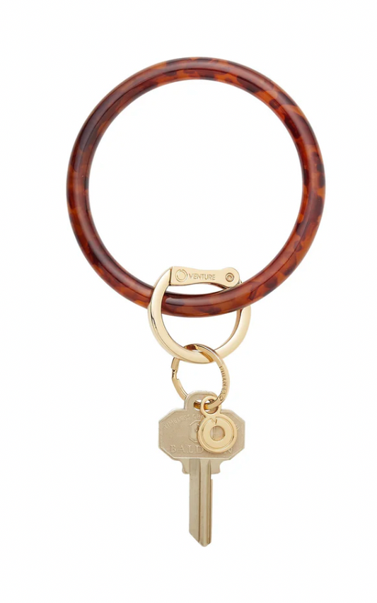 Resin Big O® Key Ring - Tortoise