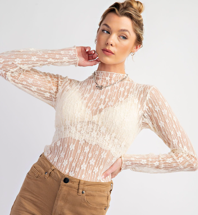Dusty Sheer Top