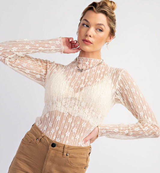 Dusty Sheer Top
