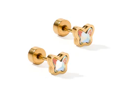 Screwback Stud - Polly - Butterfly