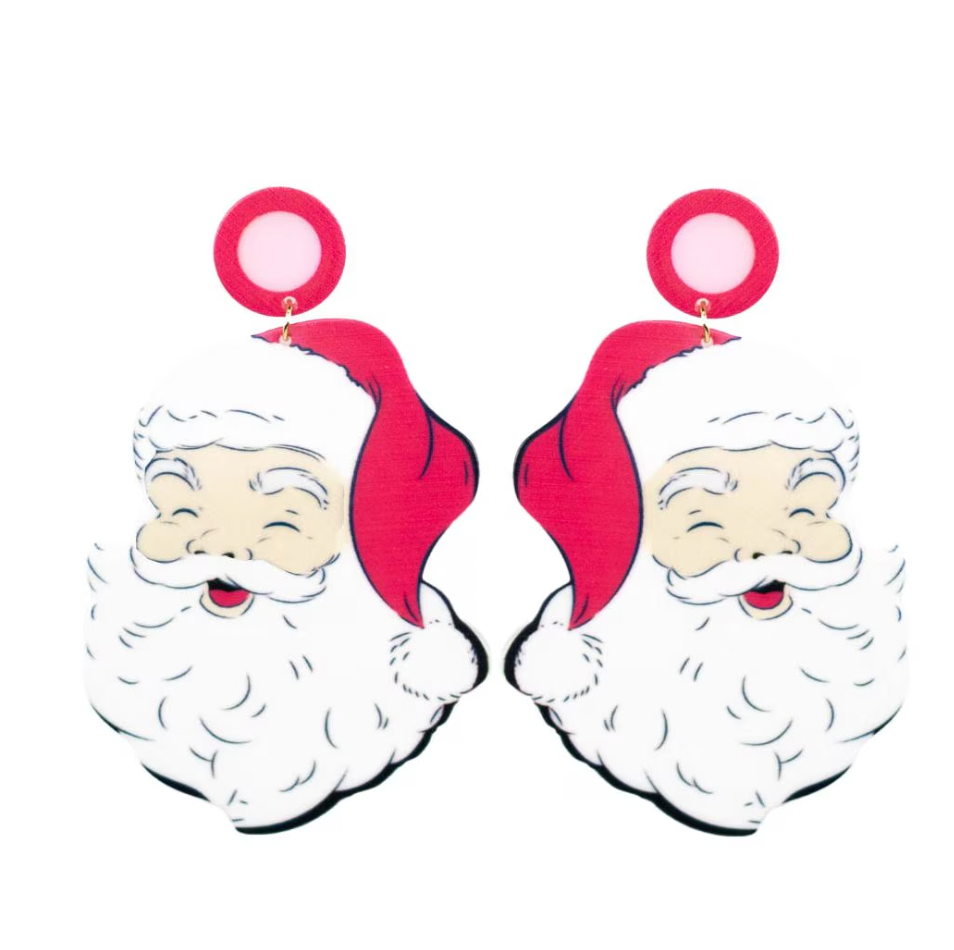 HoHoHo Santa Earrings