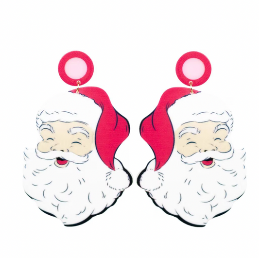 HoHoHo Santa Earrings