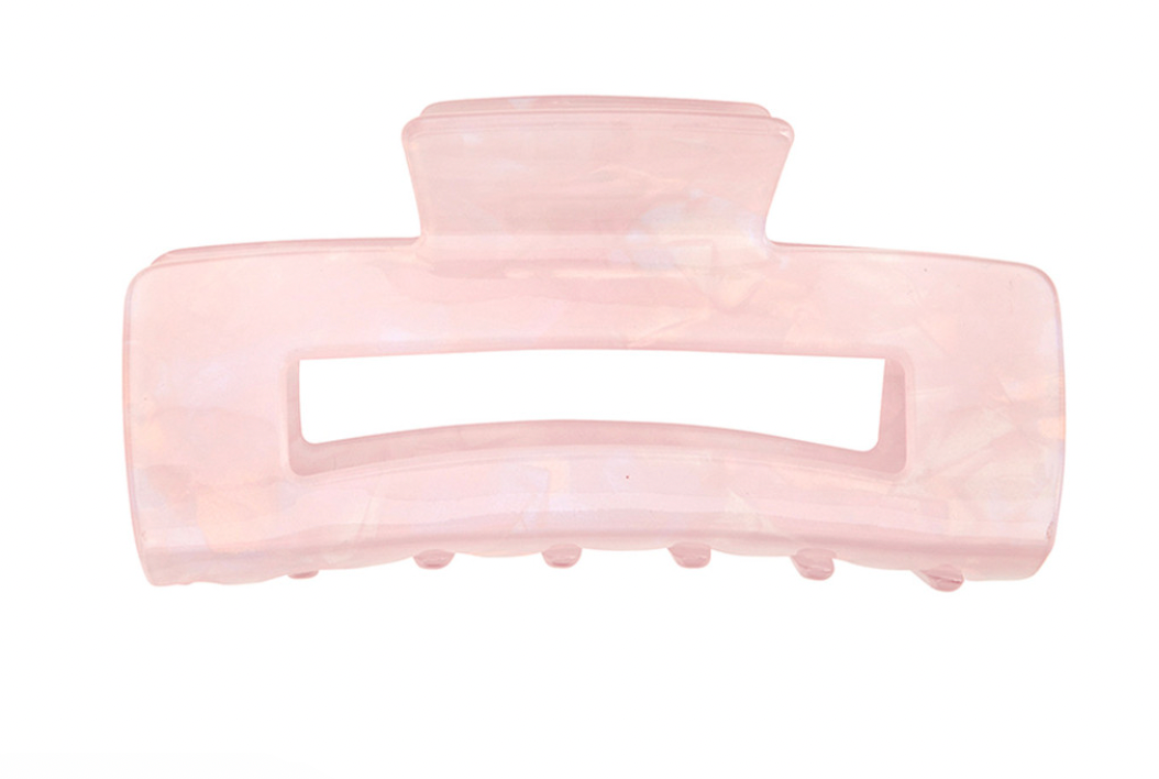 Claw Clip - Pink Marble