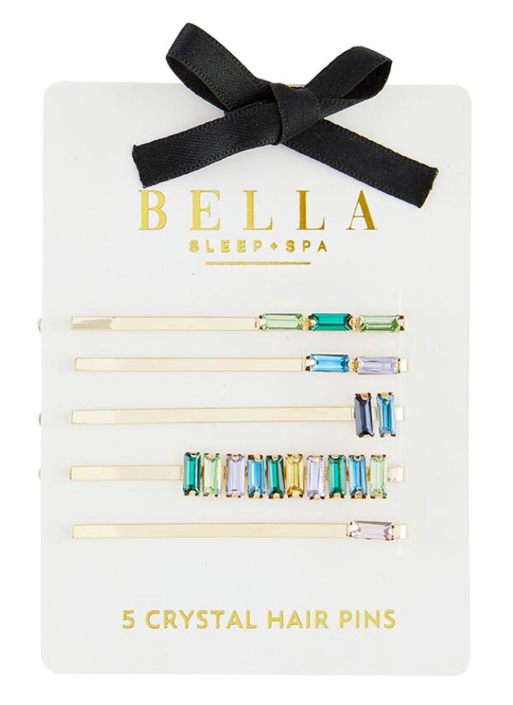 Crystal Bobby Pins - Blue Jewels