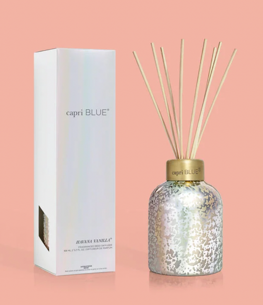 Havana Vanilla Mercury Iridescent Petite Reed Diffuser, 5.7 fl oz