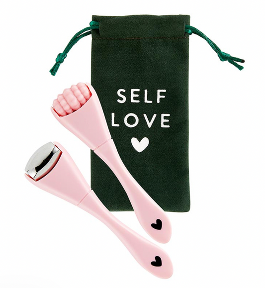 Spa To-Go Set -Pink with Green Pouch