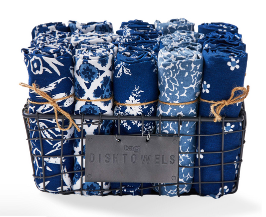 Indigo Summer Dishtowel