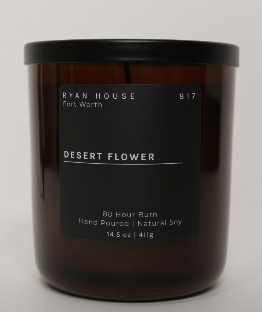 Desert Flower Candle