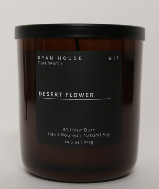 Desert Flower Candle