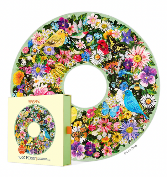 Spring Floral Wreath | 1,000 Piece Jigsaw Puzzle
