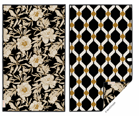 Ivory Roses Microfiber Kitchen Towel