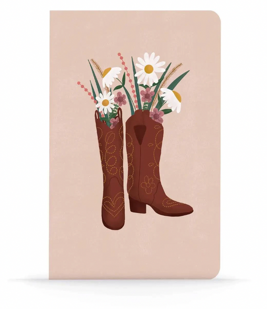 Denik Boots & Flowers Classic Layflat Journal Notebook