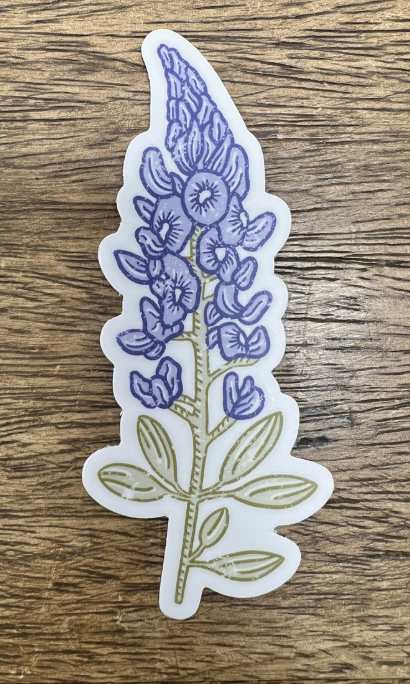 Blue Bonnet Sticker