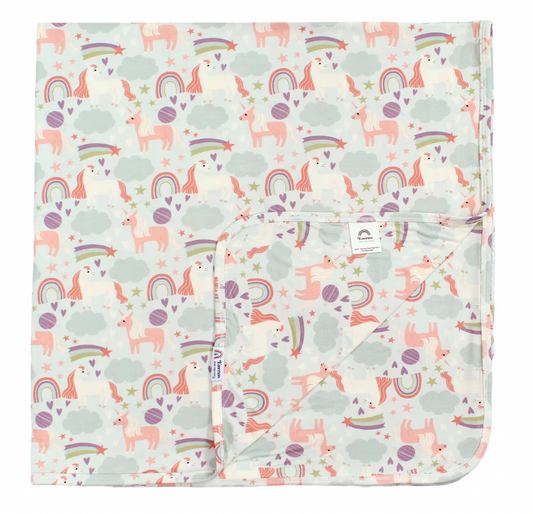 Magical Unicorns Luxury Bamboo Blanket