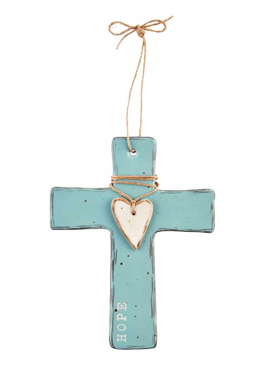 Hope Stoneware Cross