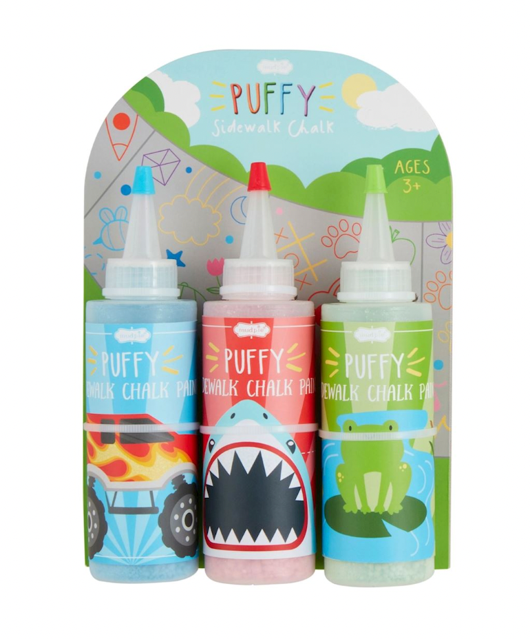 Boy Puffy Paint Chalk Set