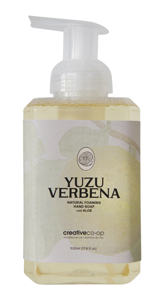 Yuzu Verbena Scented Natural Foaming Hand Soap with Aloe