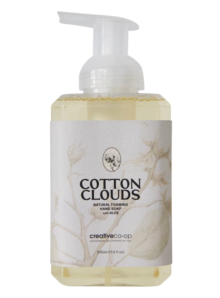 Cotton Clouds Scented Natural Foaming Hand Soap with Aloe