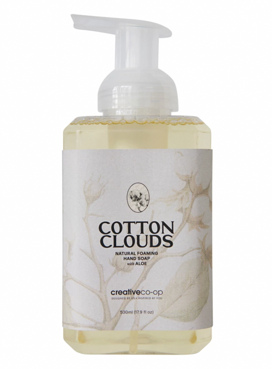 Cotton Clouds Scented Natural Foaming Hand Soap with Aloe