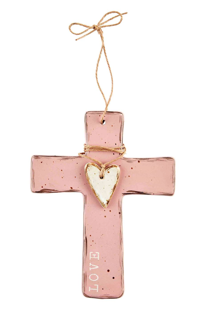 Love Stoneware Cross
