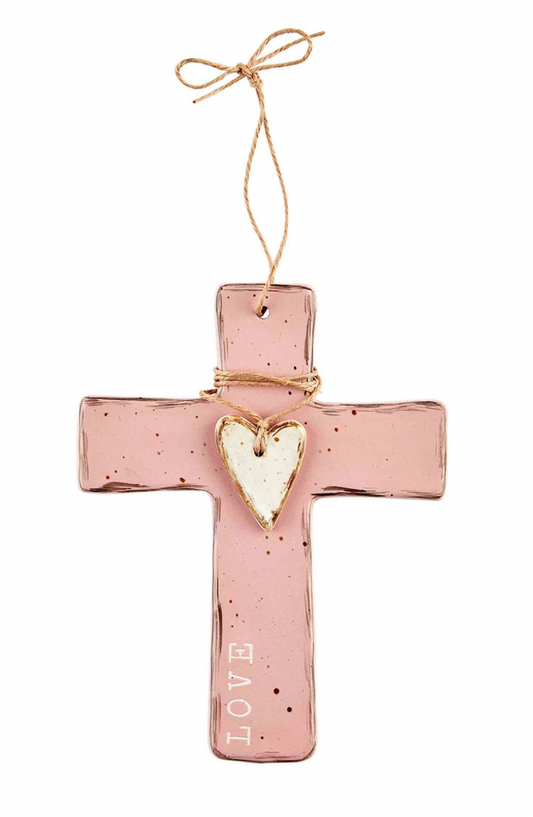 Love Stoneware Cross