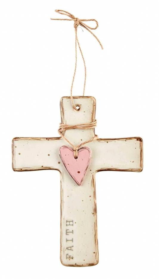 Faith Stoneware Cross