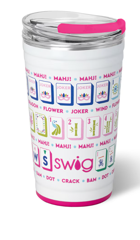 Mahjong Party Cup 24oz