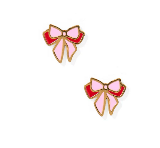 Screwback Stud Earrings - Collins Bow