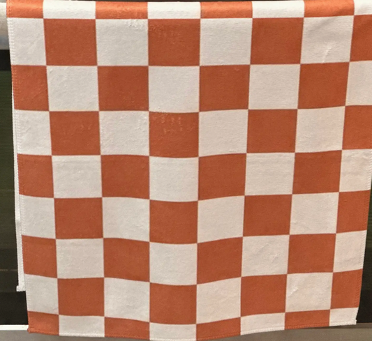 Brown Checkered Dish Towels