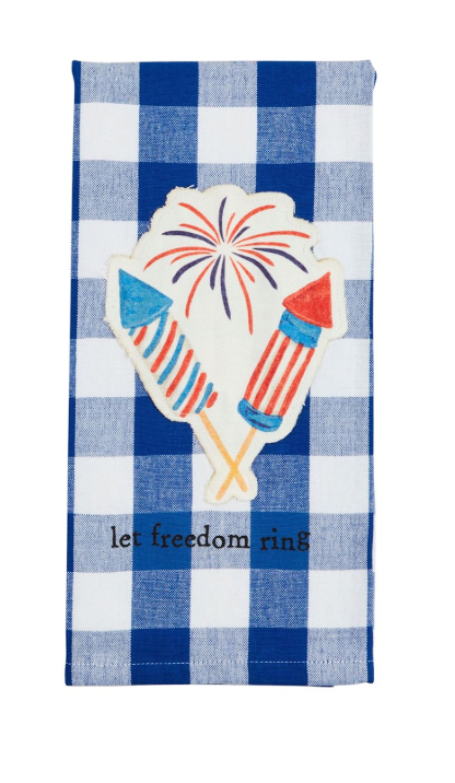 Firework Patch Americana Towel